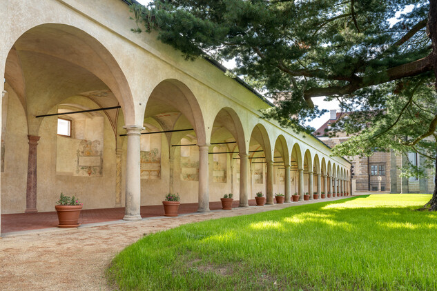 Arkády v zámecké zahradě, státní zámek Telč